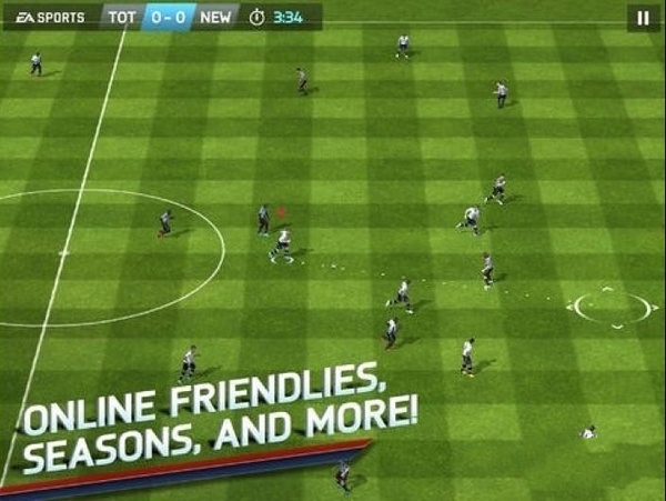 《FIFA 14》iOS和安卓版全免费 支持虚拟手柄