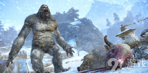 《孤岛惊魂4》雪人之村DLC宣传视频 雪巨人